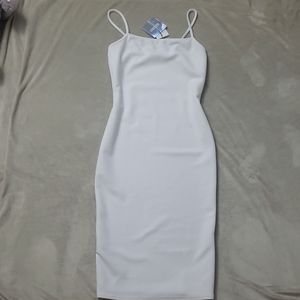 NWT White misguided bodycon dress